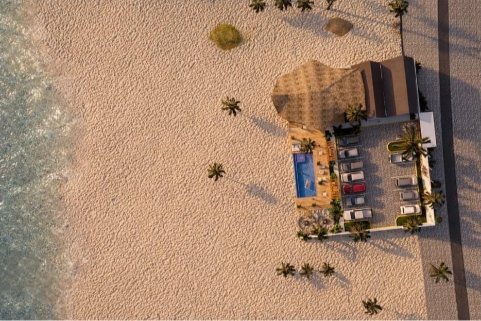 Resort Brisas del Bosque al atardecer